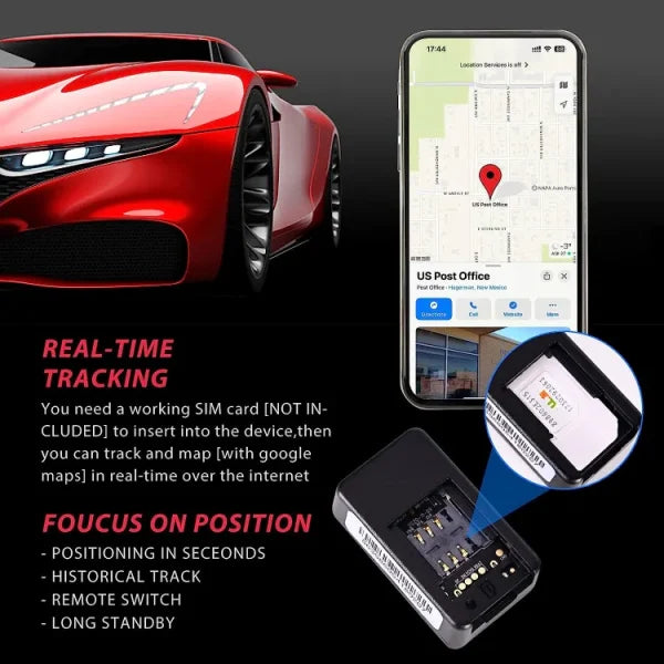 Gps Tracker With Box | Gf07 Wireless Mini Magnetic Gps Tracker Car Tracking Device